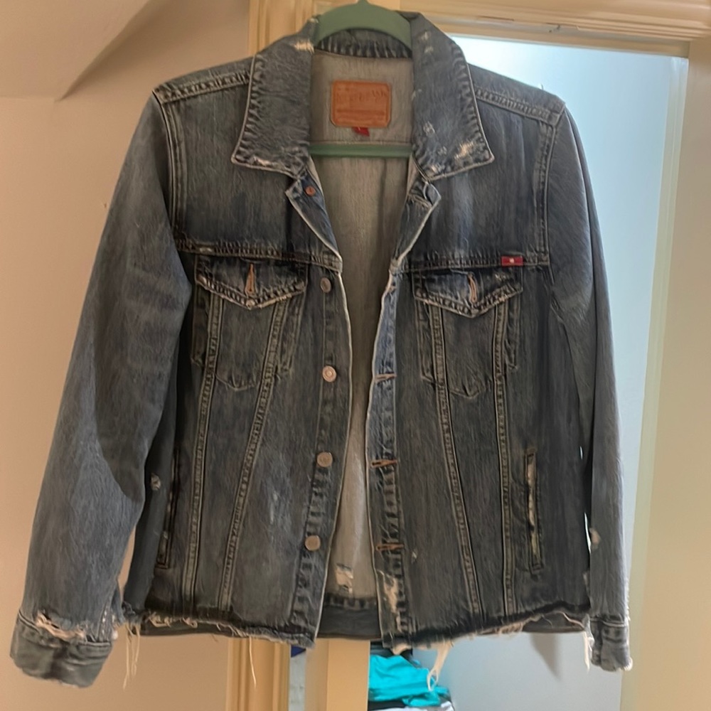 Lucky Brand denim jacket womens large like new